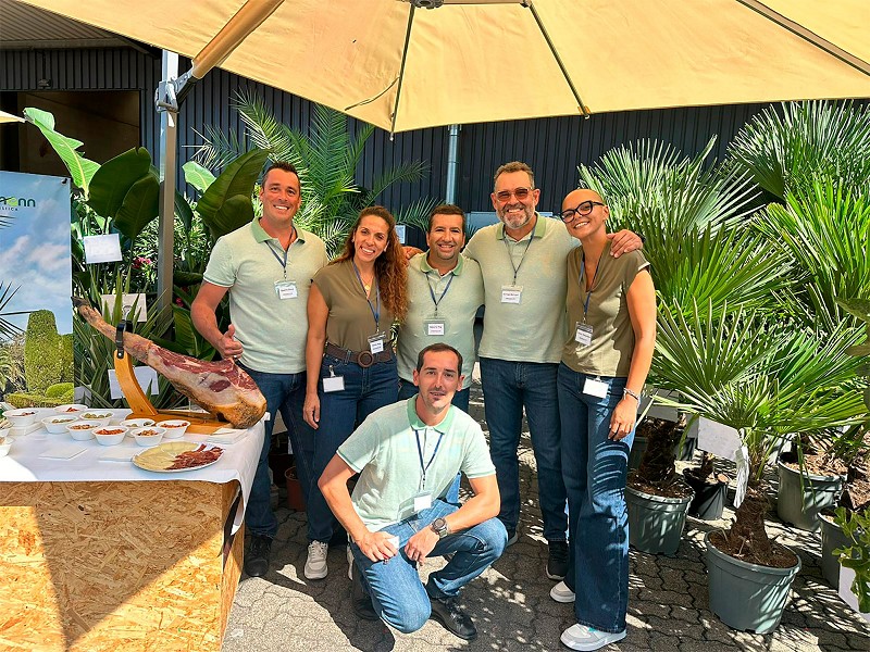 El equipo Zimmermann Plantas y Logística presente en una feria de plantas